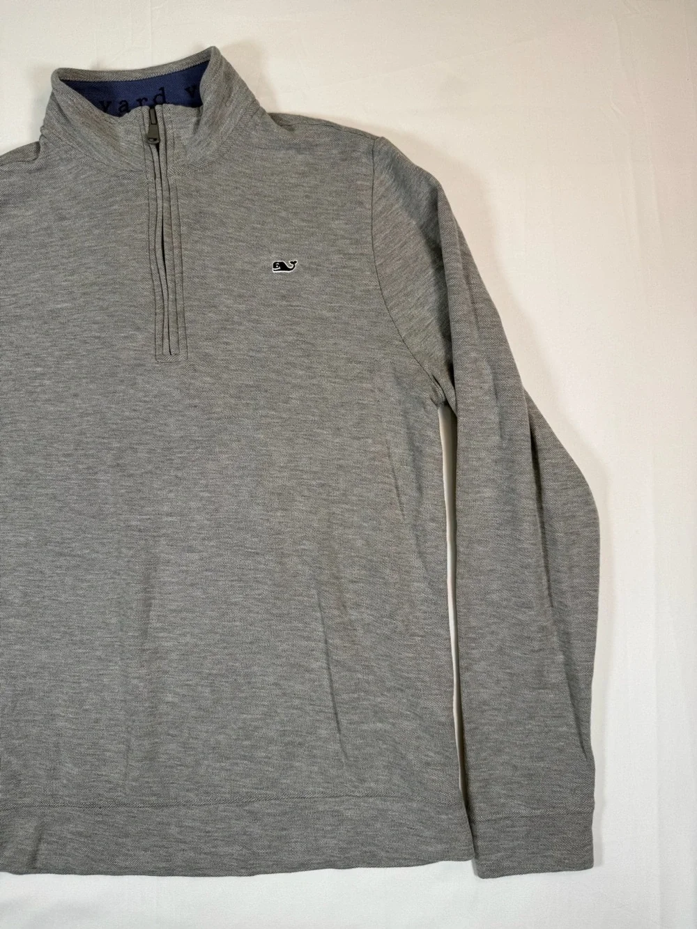 VINEYARD VINES Boys Pima Cotton Quarter Zip Pullover Size XL Classic Preppy Golf